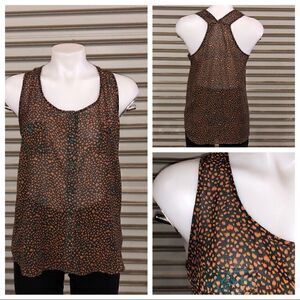 Mine size medium sheer with pattern top